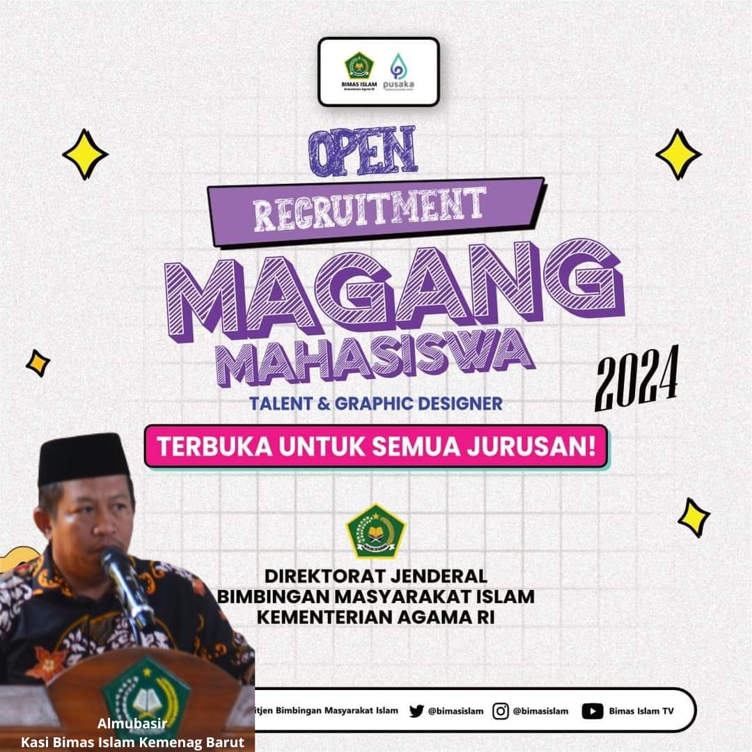 Kemenag Barito Utara Open Rekuitmen Magang Mahasiswa