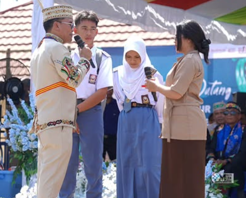 Gubernur Kalteng Berinteraksi dengan Pelajar Murung Raya, Pendidikan Jadi Perhatian