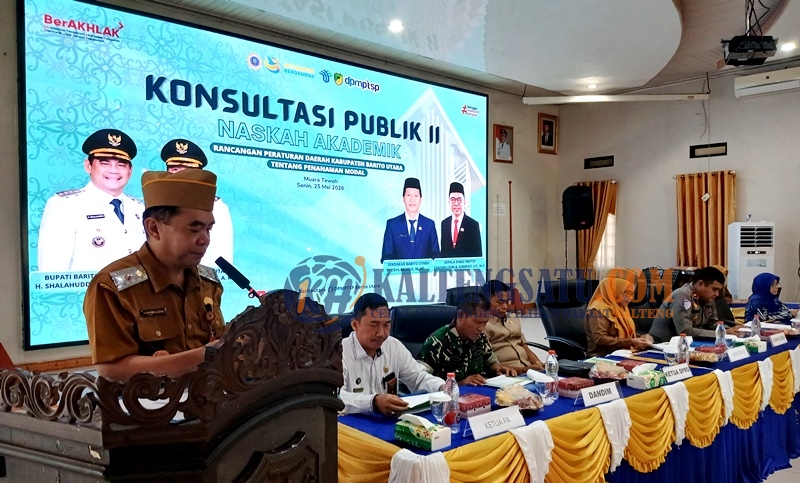 Kadis PMPTSP Paparkan Progres Investasi dan Penyusunan Raperda Penanaman Modal di Konsultasi Publik 