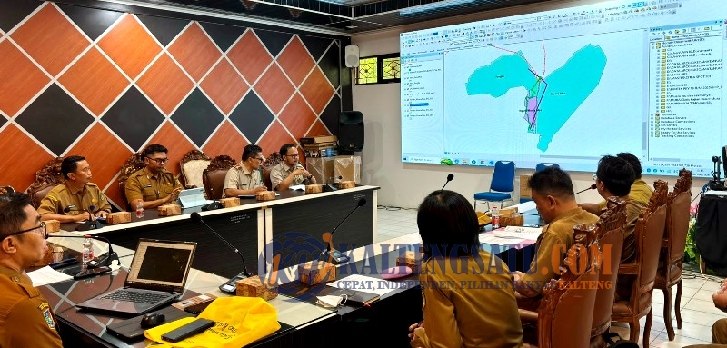Kantor Pertanahan Barito Utara Hadiri Rapat Pembahasan Batas Wilayah Desa