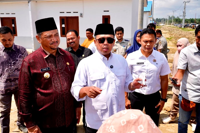 Tinjau Lokasi Huntap Korban Bencana Aceh Tamiang, Nusron Pastikan Lahan 100 persen Siap Digunakan