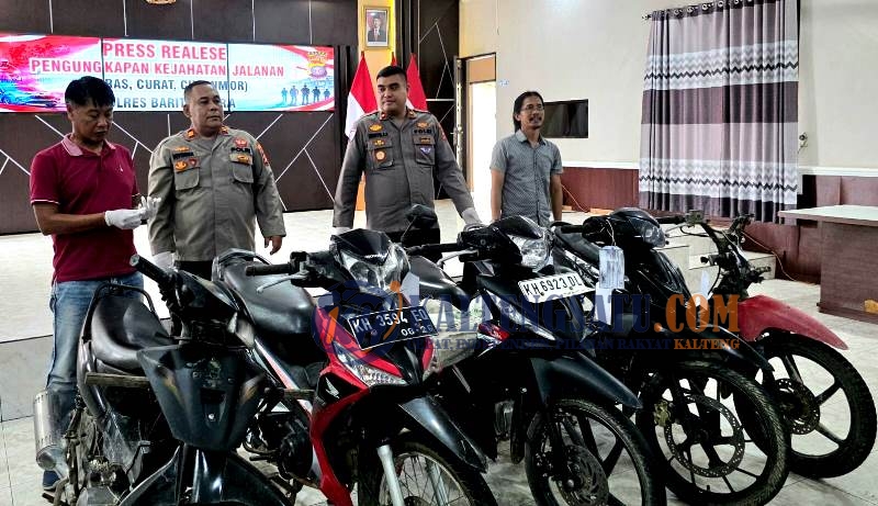 Polres Barito Utara Ungkap 21 Kasus Kejahatan Jalanan, 30 Tersangka Diamankan