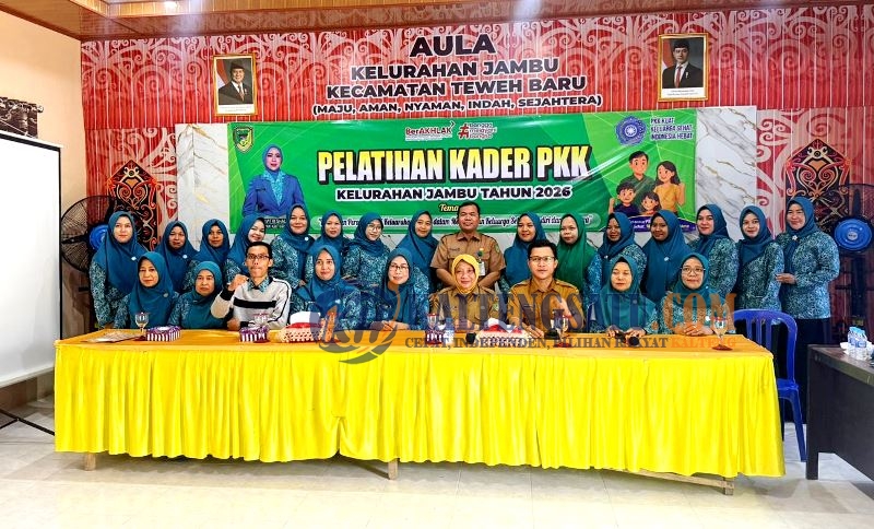 Pelatihan Kader PKK Kelurahan Jambu 2026 Perkuat Peran Keluarga Sehat dan Sejahtera