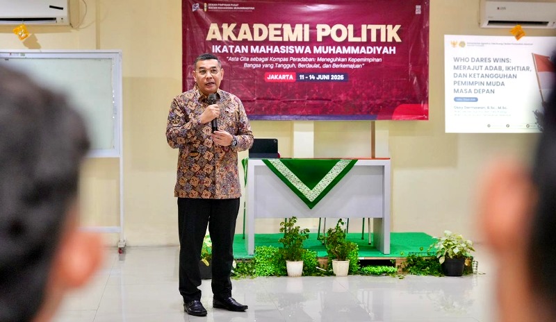 Jadi Pembicara di Akademi Politik UMJ: Pertanahan Berperan Strategis dalam Mendukung Asta Cita Presi