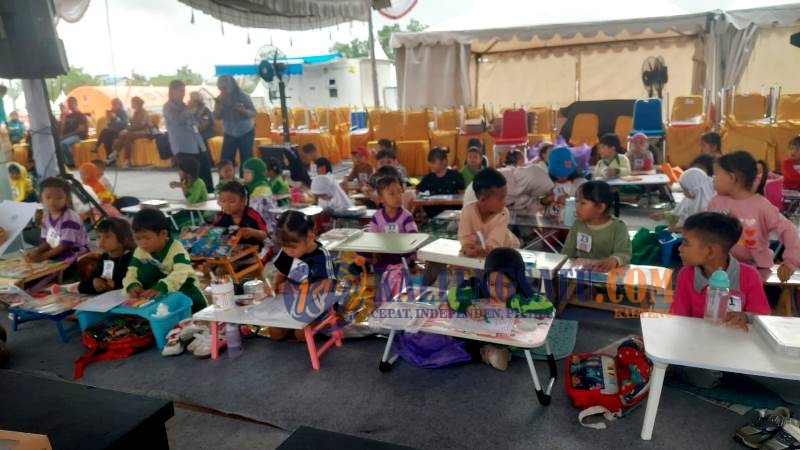Lomba Mewarnai Batara Expo Jadi Wadah Kreativitas Anak,Kadisdik Dukung Sukses Wajib Belajar 13 Tahun