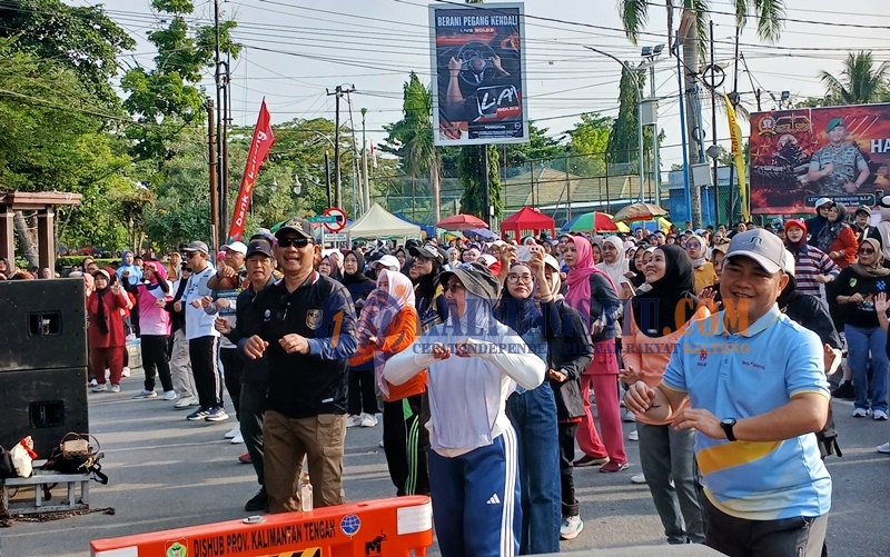 Bupati Shalahuddin Ajak Masyarakat Hidup Sehat di CFD Muara Teweh, UMKM Lokal Ikut Bergeliat