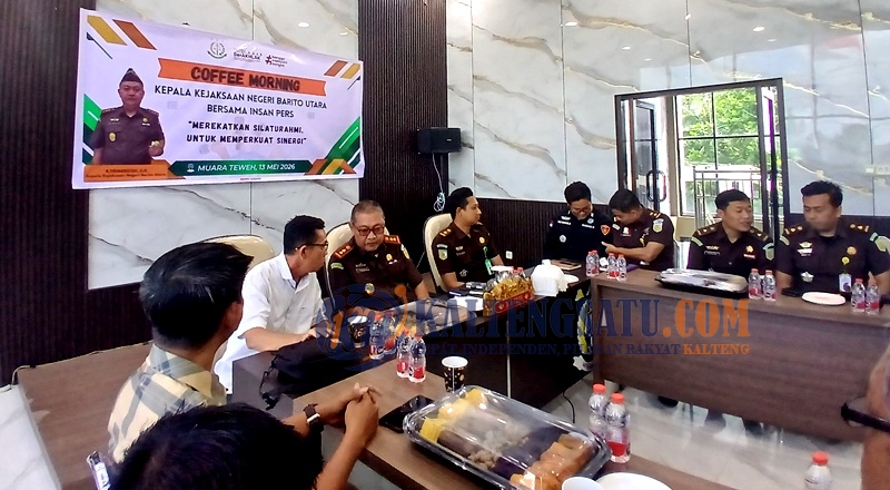 Kajari Barito Utara Perkuat Sinergi dengan Insan Pers Melalui Coffee Morning Bersama PWI