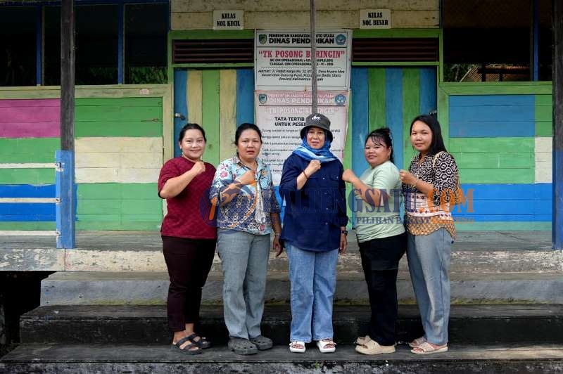 Bunda PAUD Barito Utara Berikan Motivasi kepada Guru PAUD Muara Mea