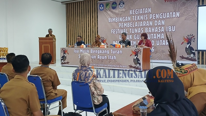 Pemkab Barito Utara Perkuat Pelestarian Bahasa Daerah, Puluhan Guru Ikuti Bimtek Guru Utama