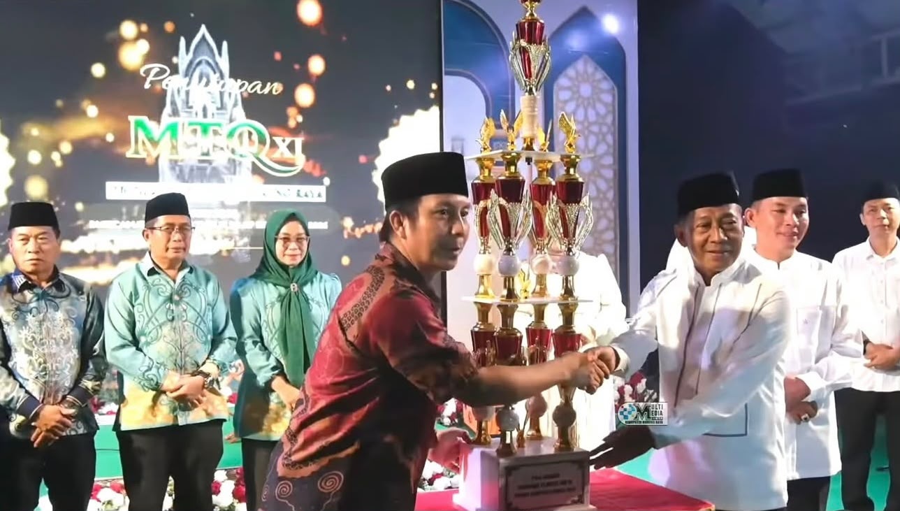 MTQ XI Murung Raya Resmi Ditutup, Heriyus Ajak Peserta Tingkatkan Prestasi