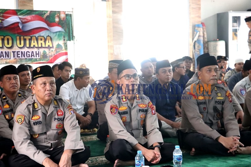 Kapolres Barito Utara Bersama Jajaran Ikuti Ngaji Kebangsaan Virtual Bersama Kapolri dan Gus Baha