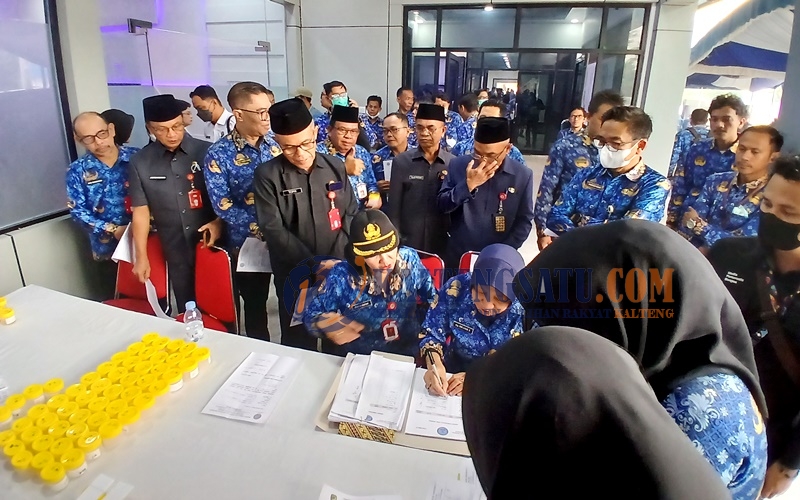 BNN dan Pemkab Barito Utara Perkuat Pencegahan Narkoba, 1.475 ASN Ikuti Tes Urine