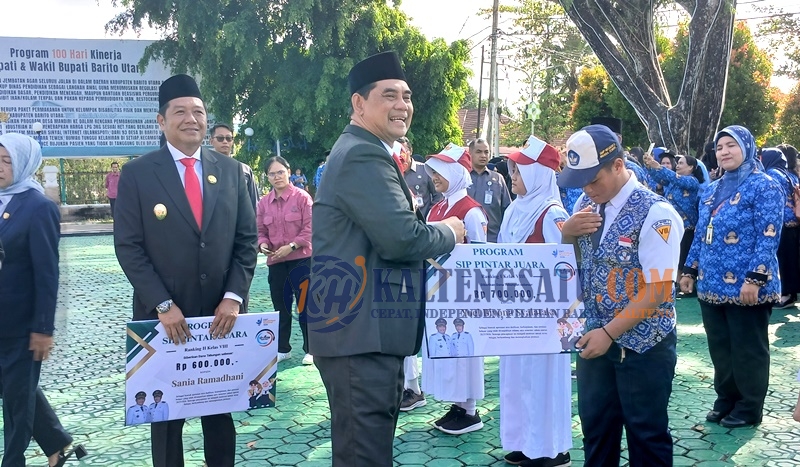 Bupati H. Shalahuddin Serahkan SIP Pintar Juara, Ribuan Pelajar Berprestasi Barut Terima Penghargaan