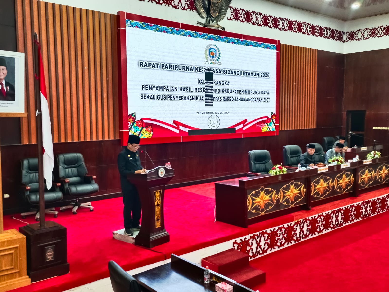Serahkan KUA-PPAS 2027, Pemkab Mura Prioritaskan Infrastruktur dan SDM