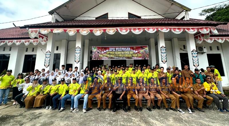 Teweh Baru Lepas Kontingen Festival Budaya IMBT, Sekcam : Pertahankan Juara Umum
