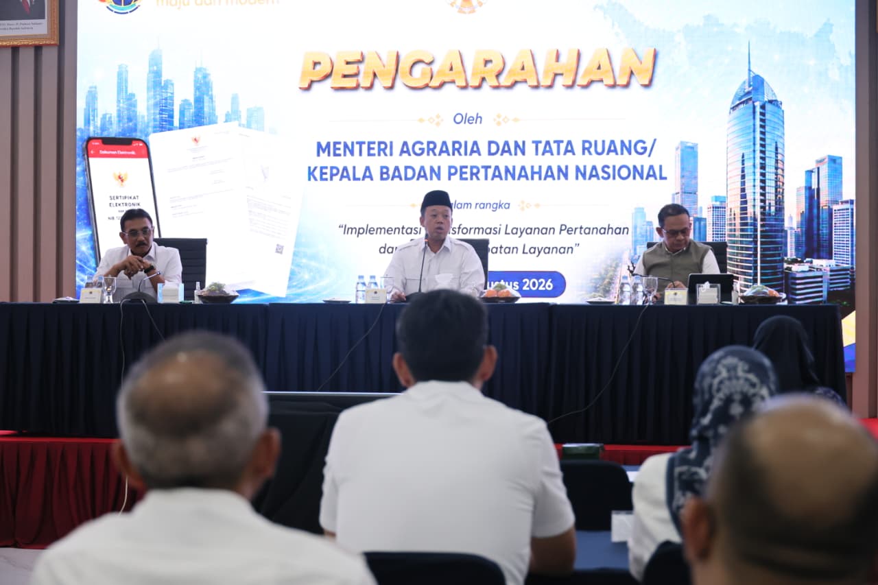 Sebarkan Semangat Transformasi Layanan, Nusron: Untuk Memberikan Kepastian kepada Masyarakat