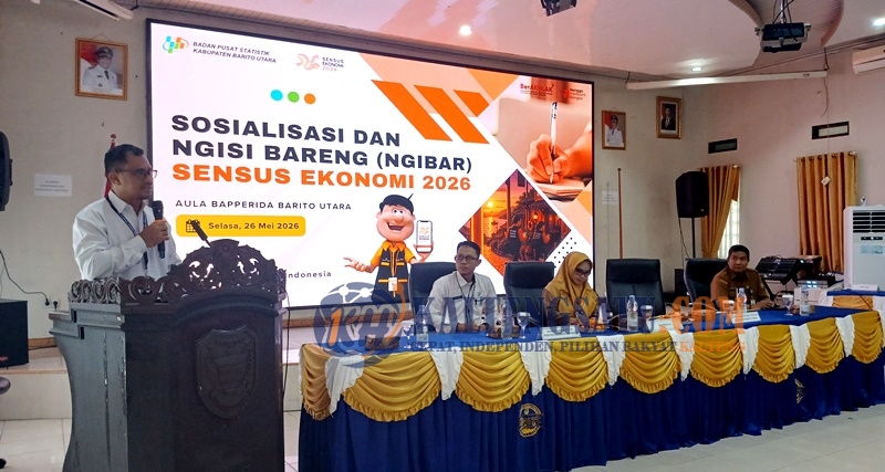 BPS Barito Utara Gelar NGIBAR Sensus Ekonomi 2026 untuk Tingkatkan Partisipasi Pelaku Usaha Besar
