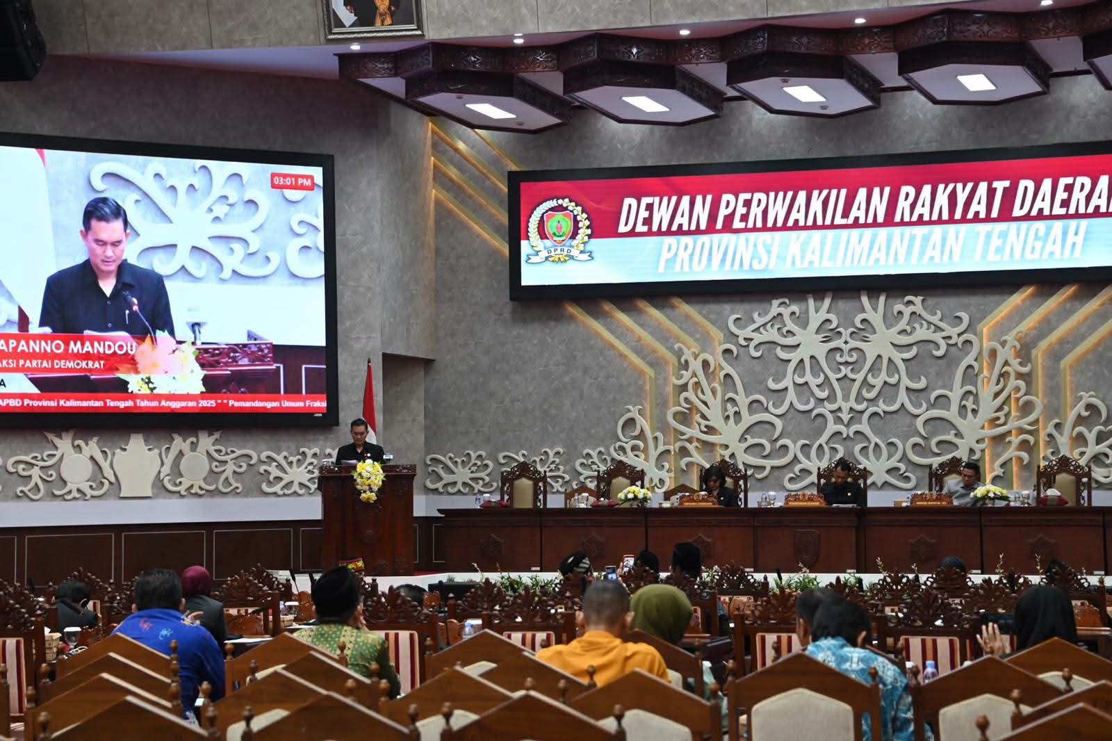 Raperda Pertanggungjawaban APBD 2025 Diterima Tujuh Fraksi DPRD Kalteng