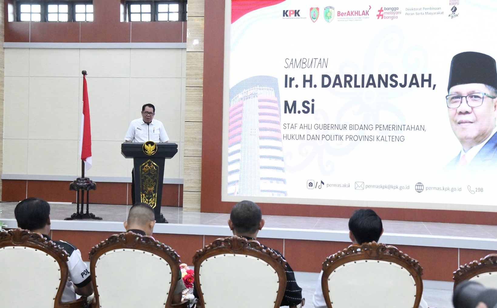 Darliansjah Sebut KPK Mendukung Upaya Peningkatan Integritas Pemerintahan