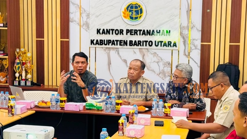Kantah Barut Terima Pembinaan dan Monev Kanwil BPN Kalteng,Tingkatkan Kualitas Survei & Pengukuran