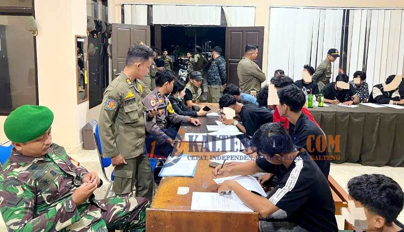 Satpol PP Barito Utara Gelar Patroli Malam, Amankan Remaja Konsumsi Mi