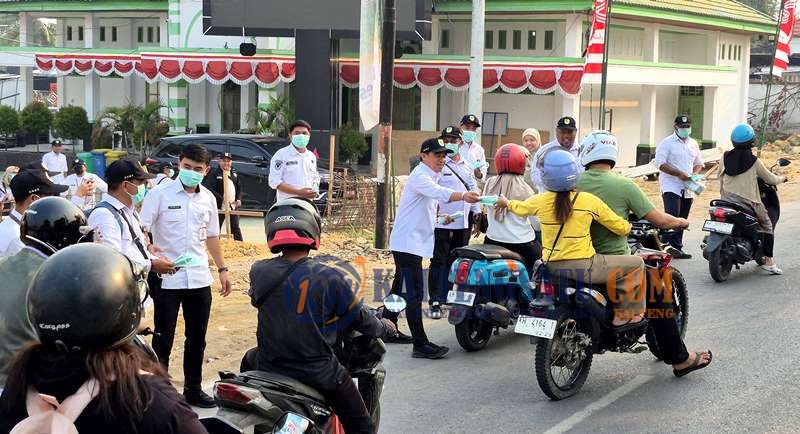 Kabut Asap Mulai Muncul, Dinkes Barito Utara Imbau Warga Gunakan Maske