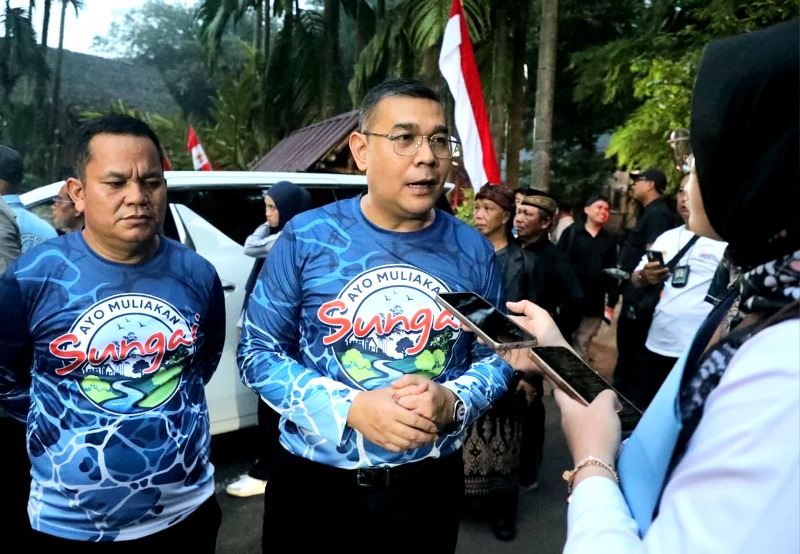 Hadiri Gerakan Nasional “AYO Muliakan Sungai”, Ossy: Memuliakan Sungai Berarti Memuliakan Negara