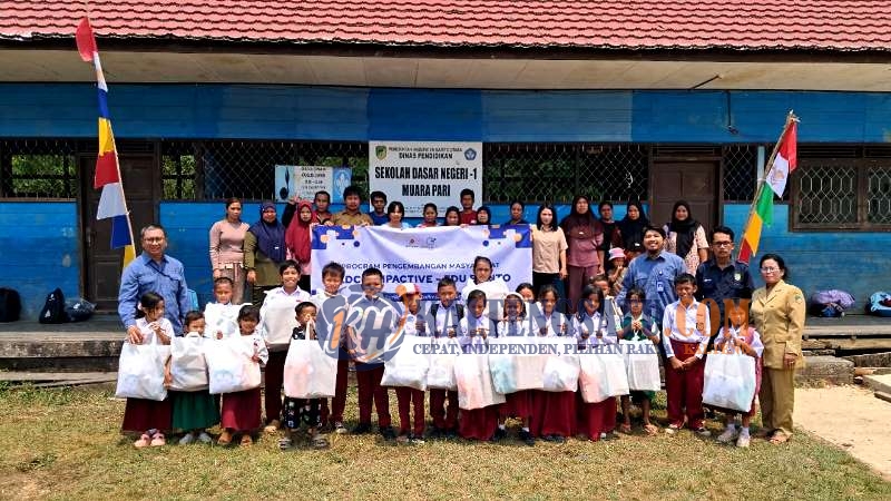 EDU BARITO Hadir di Muara Pari, Medco Energi Dukung Pendidikan dan Kepedulian Lingkungan Siswa
