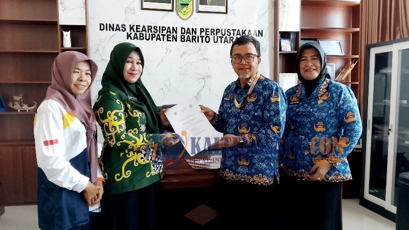 Dissiptaka Barut Jalin Kerja Sama dengan MI Islamiyah Muara Teweh, Dorong Peningkatan Literasi