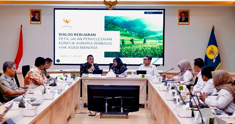 Terima Kajian Komnas HAM, Kementerian ATR BPN Perkuat Penanganan Konflik Agraria Berbasis HAM