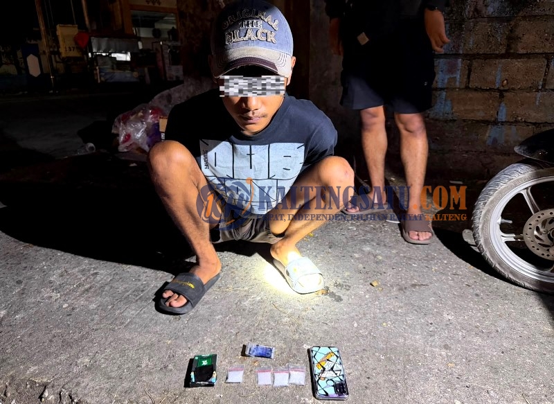 Satresnarkoba Polres Barito Utara Ringkus Terduga Pengedar, Sita Sabu 19,03 Gram