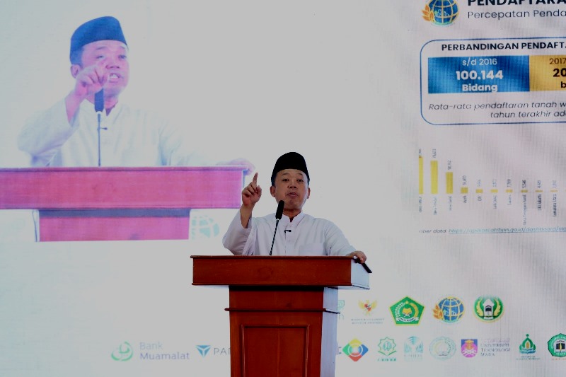 Meningkat 206 Persen, Menteri Nusron Apresiasi Peran Nazir dalam Percepatan Sertipikasi Tanah Wakaf