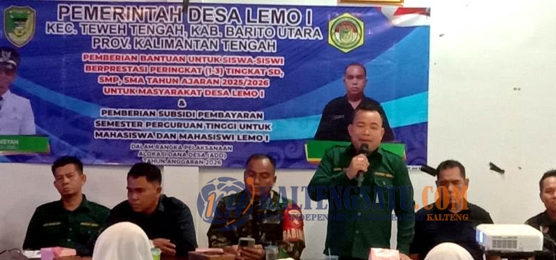 Pemdes Lemo I Alokasikan Rp265,4 Juta untuk Beasiswa Siswa Berprestasi