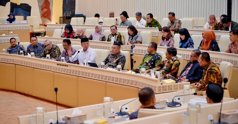 Bahas Renja TA 2027 dengan Komisi II DPR RI, Menteri Nusron Usulkan Pagu Anggaran Rp10 Triliun